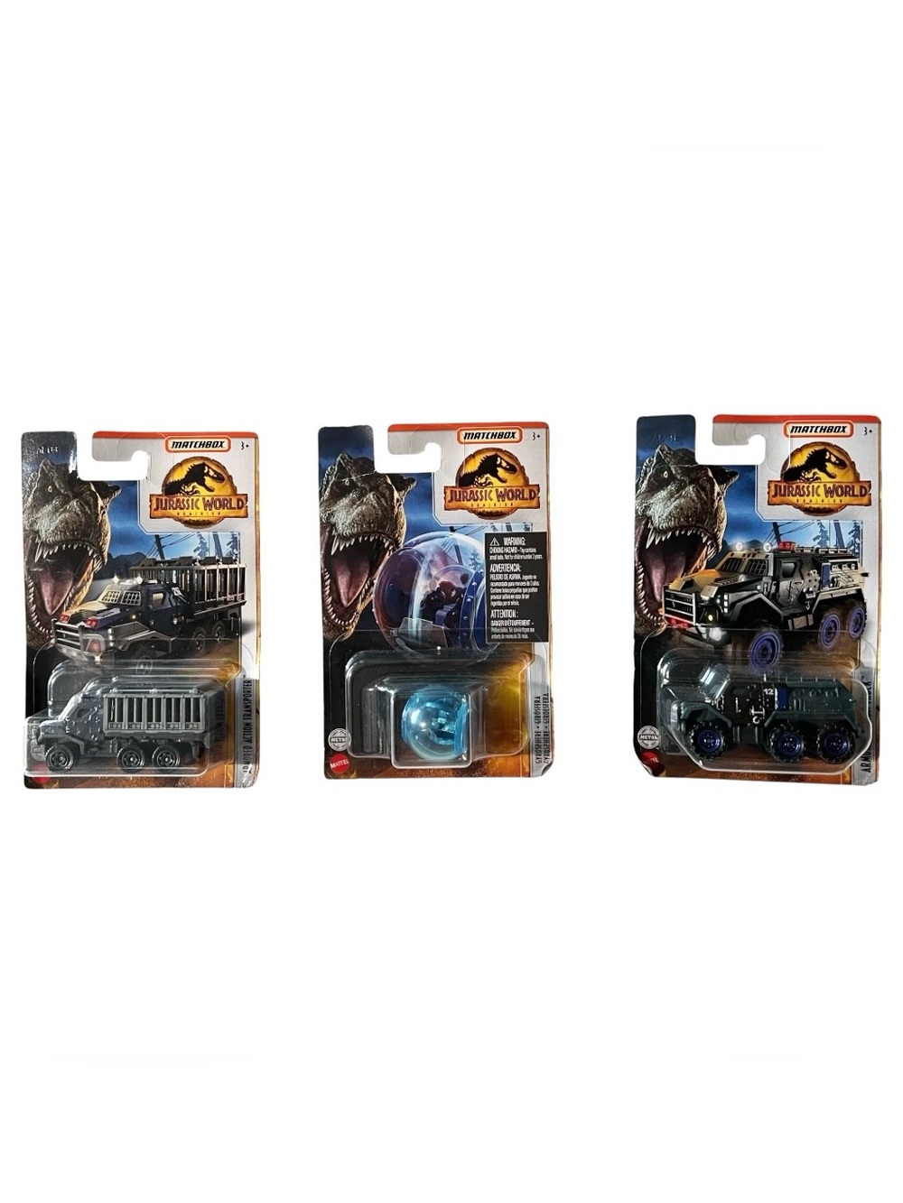 Kids Matchbox Jurassic World Dominion Cars Toys Lot Of 3